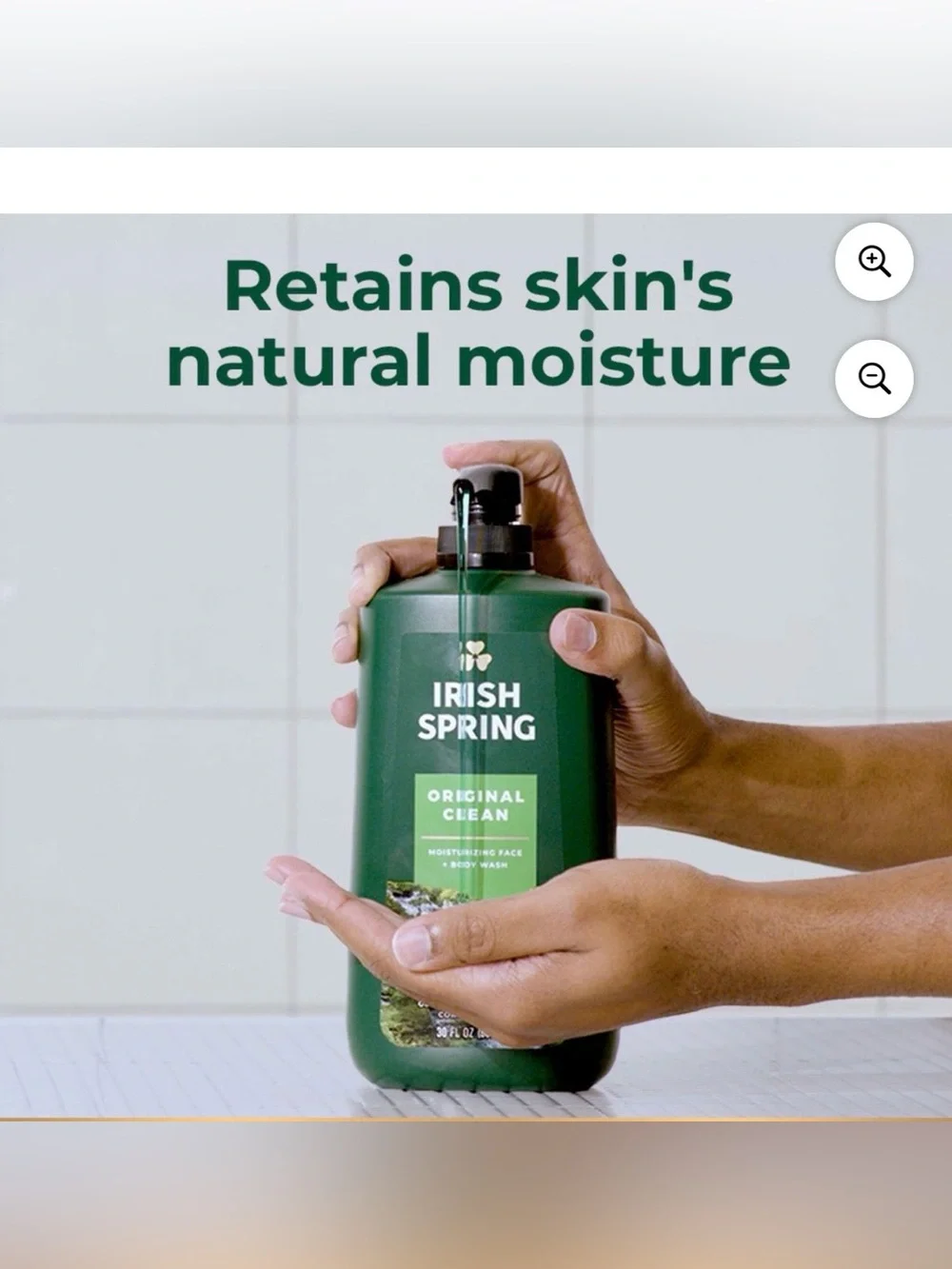 Irish Spring Original Clean 2 Pack Body Wash